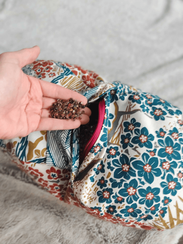 Zafu demie-lune - coussin de méditation