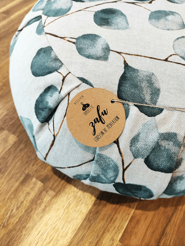Zafu EUCALYPTUS - coussin de méditation